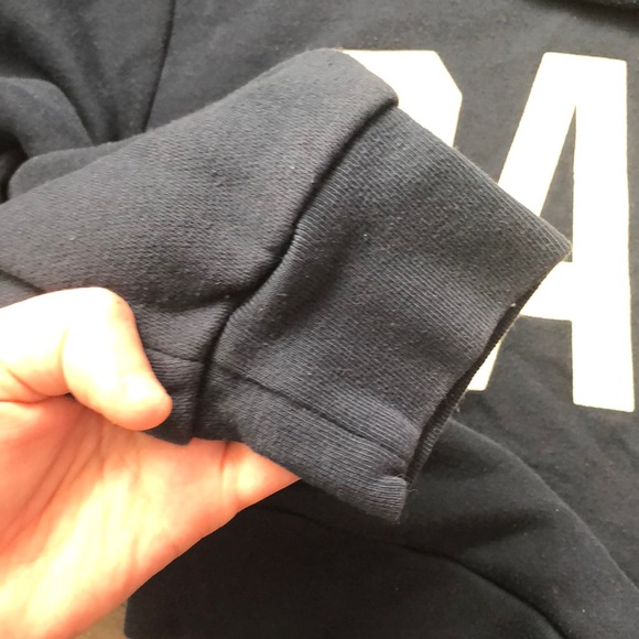 Old Navy Cali Crewneck Pullover Navy Comfy Unisex - Picture 5 of 7